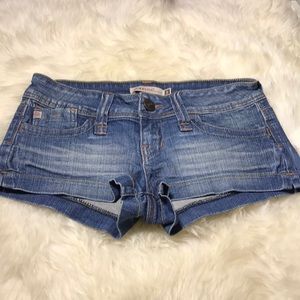 Denim shorts